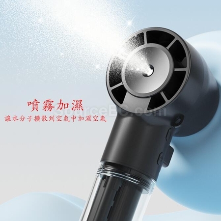 禮品訂造手持掛脖噴霧便攜高速USB風扇紀念品
