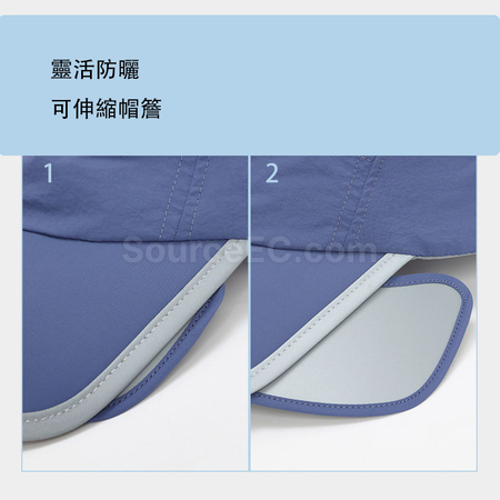 禮品訂造可伸縮帽簷防曬棒球帽紀念品