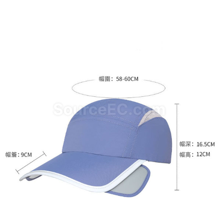 禮品訂造可伸縮帽簷防曬棒球帽紀念品