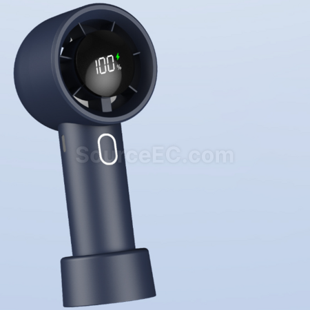 禮品訂造數顯手持桌面USB風扇紀念品