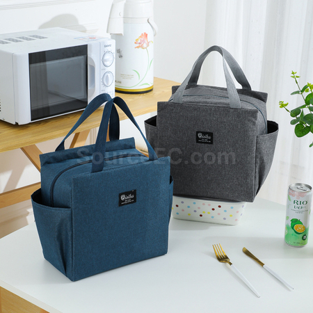 禮品訂造手提雙口袋保溫便當包紀念品