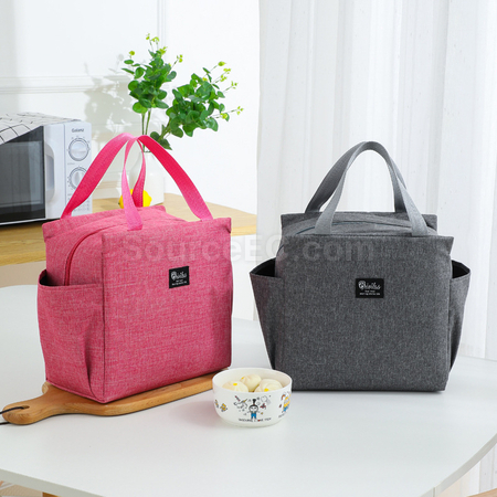禮品訂造手提雙口袋保溫便當包紀念品