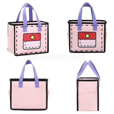 禮品訂造二次元保溫飯盒袋紀念品