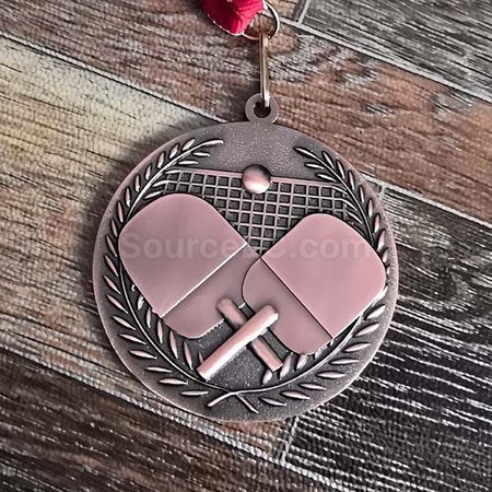 禮品訂造乒乓球金屬獎牌紀念品