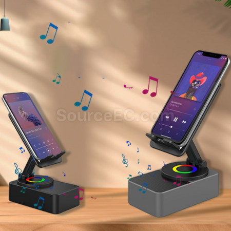 禮品訂造360度旋轉音響行動電源支架紀念品