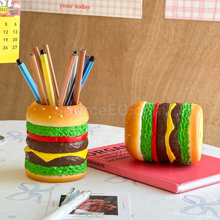 禮品訂造巨無霸漢堡筆筒紀念品