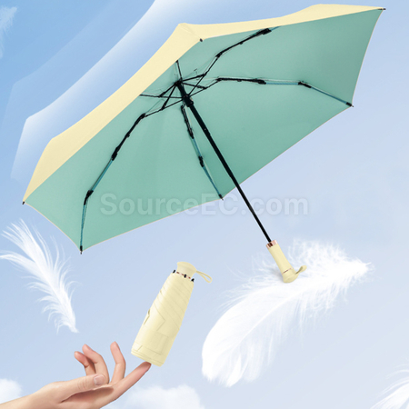 禮品訂造雙龍骨防風隱藏手柄雨傘紀念品
