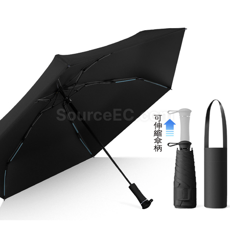 禮品訂造雙龍骨防風隱藏手柄雨傘紀念品