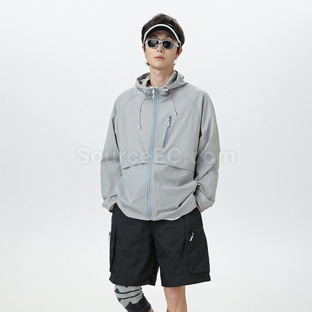 禮品訂造夏季戶外連帽防曬衣紀念品