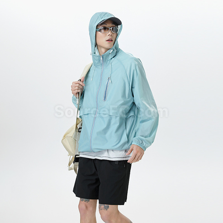 禮品訂造夏季戶外連帽防曬衣紀念品