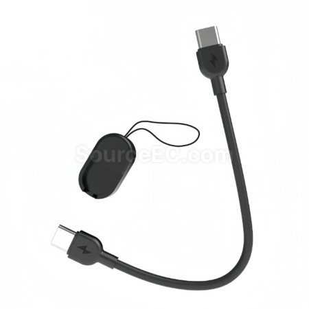 禮品訂造type-c快充蘋果便捷式二合一鑰匙扣數據線紀念品