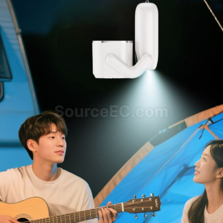 禮品訂造手持帶手電筒數顯風扇紀念品