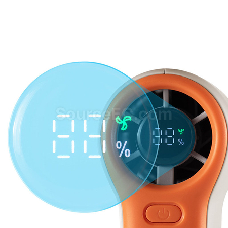 禮品訂造便攜口袋數顯手持風扇紀念品