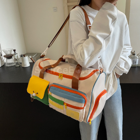 禮品訂造手提斜挎健身包行李袋紀念品