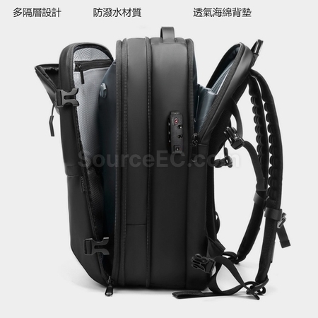 禮品訂造擴容乾濕分離防盜電腦肩背囊紀念品