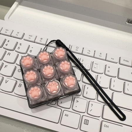 禮品訂造指尖減壓按鍵玩具鑰匙扣紀念品