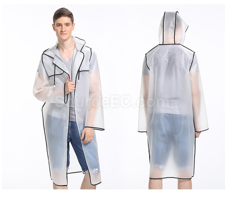 禮品訂造彩色捆條透明雨衣紀念品