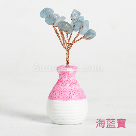 禮品訂造花瓶水晶樹紀念品
