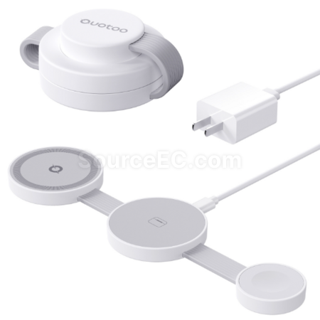 禮品訂造摺疊三合一磁吸無線充紀念品