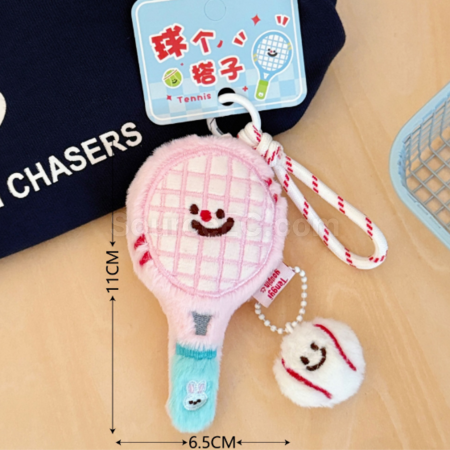 禮品訂造公仔網球拍鑰匙扣掛件紀念品