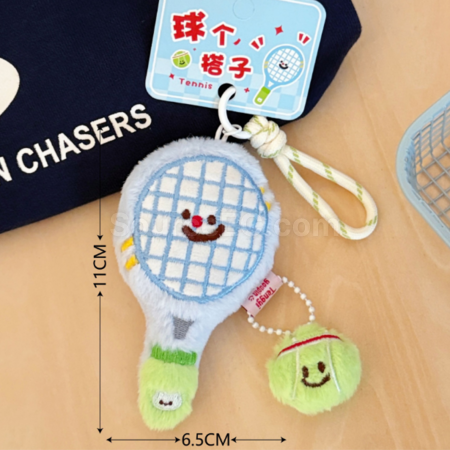 禮品訂造公仔網球拍鑰匙扣掛件紀念品