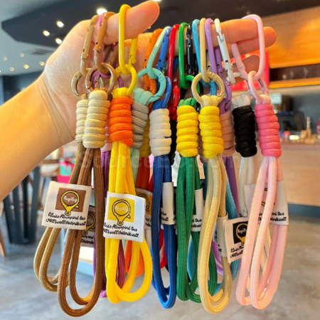 禮品訂造編織繩掛繩鑰匙扣紀念品