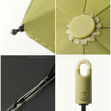 禮品訂造環扣自動三折雨傘紀念品