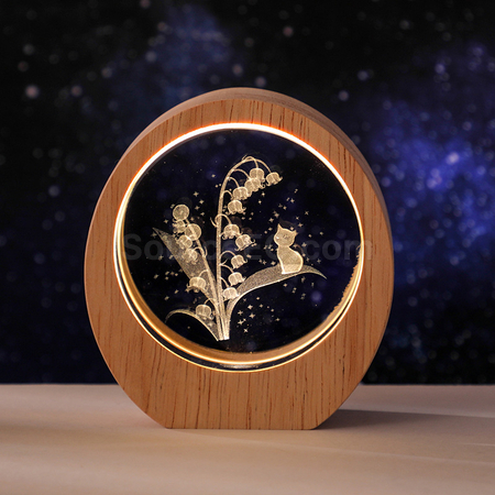 禮品訂造3D內雕小夜燈紀念品