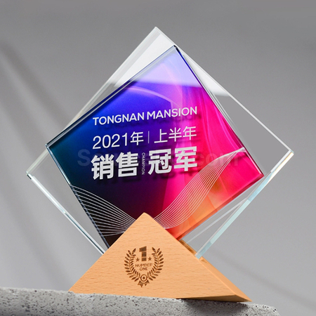 禮品訂造水晶獎座紀念品