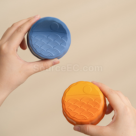 禮品訂造月餅造型茶杯組紀念品