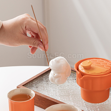 禮品訂造好月圓茶具套裝紀念品