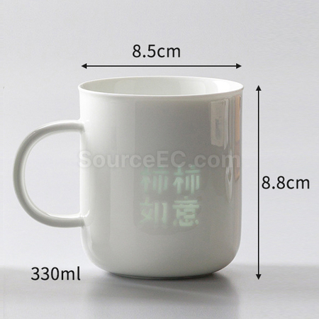 禮品訂造透光陶瓷杯紀念品