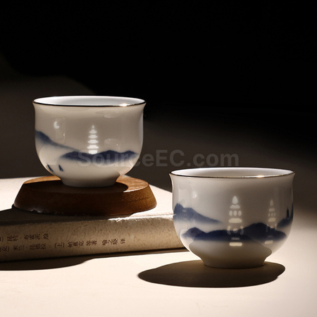 禮品訂造陶瓷玲瓏玲瓏茶具套裝紀念品