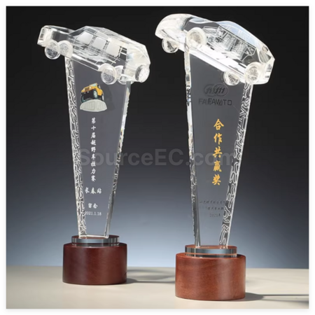 禮品訂造水晶獎座紀念品