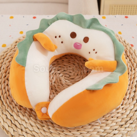 禮品訂造吐司麵包U型頸枕紀念品