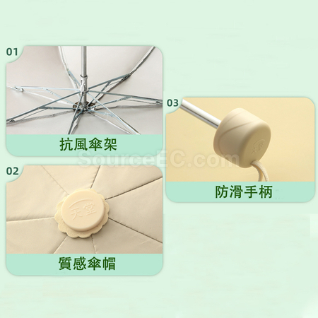 禮品訂造天堂三摺廣告雨傘紀念品
