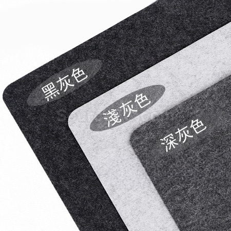 禮品訂造滴膠防滑毛氈滑鼠墊紀念品