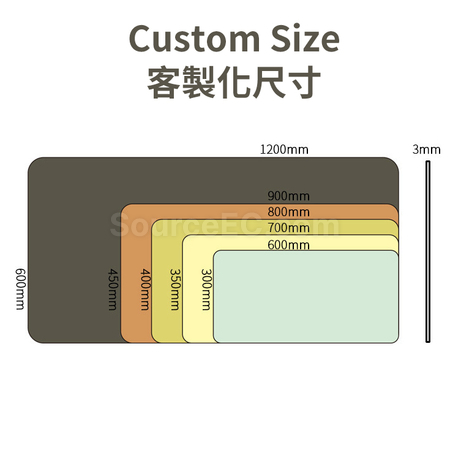 禮品訂造滴膠防滑毛氈滑鼠墊紀念品