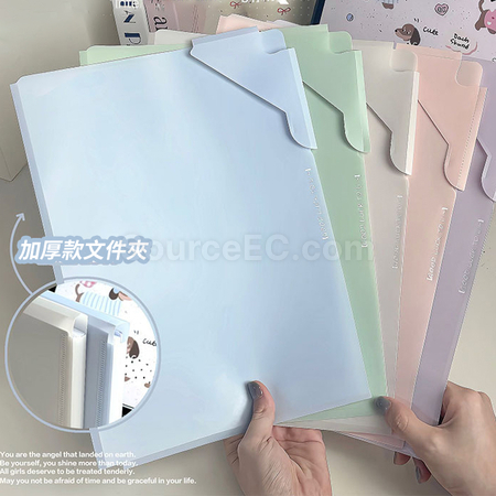 禮品訂造A4擋片文件夾紀念品