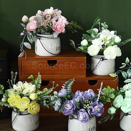 禮品訂造仿真花卉盆栽紀念品