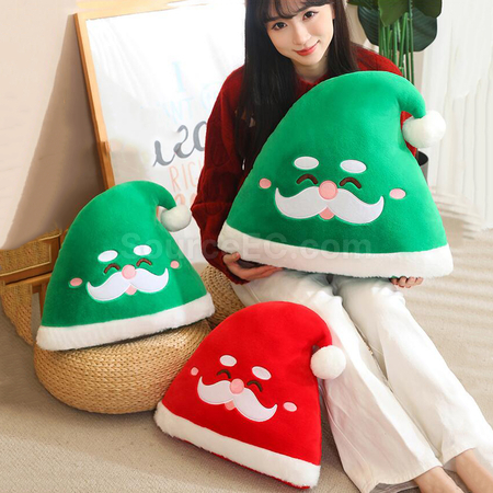 禮品訂造聖誕帽抱枕紀念品