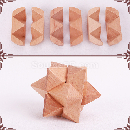 禮品訂造魯班鎖減壓益智玩具紀念品