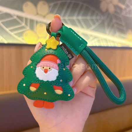 禮品訂造聖誕鑰匙扣掛件紀念品