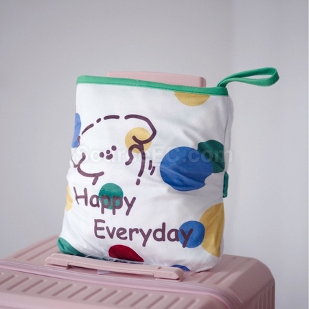 禮品訂造數碼印提手抱枕毯子紀念品