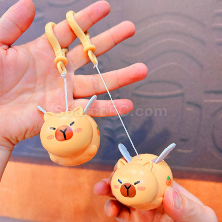禮品訂造拉線飛天卡皮巴拉解壓鑰匙扣紀念品