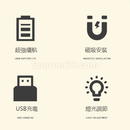 禮品訂造訂製磁吸貼貼燈紀念品