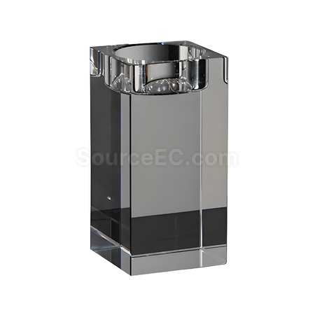 禮品訂造浪漫水晶蠟燭台擺件紀念品
