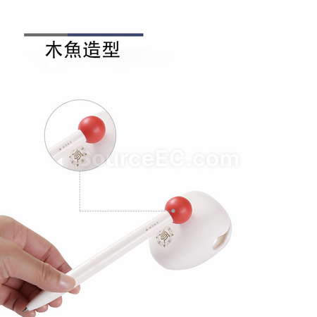禮品訂造減壓木魚筆紀念品