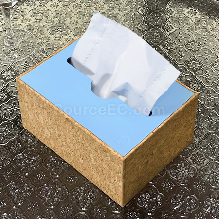 禮品訂造環保軟木紙巾盒紀念品