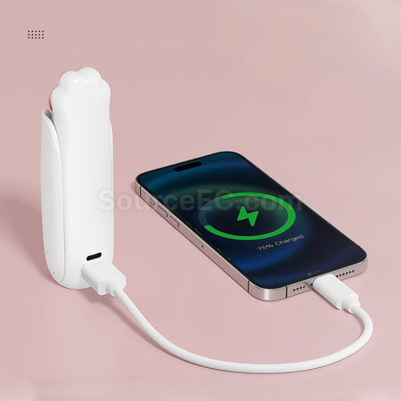 禮品訂造貓爪小風扇手電筒二合一紀念品